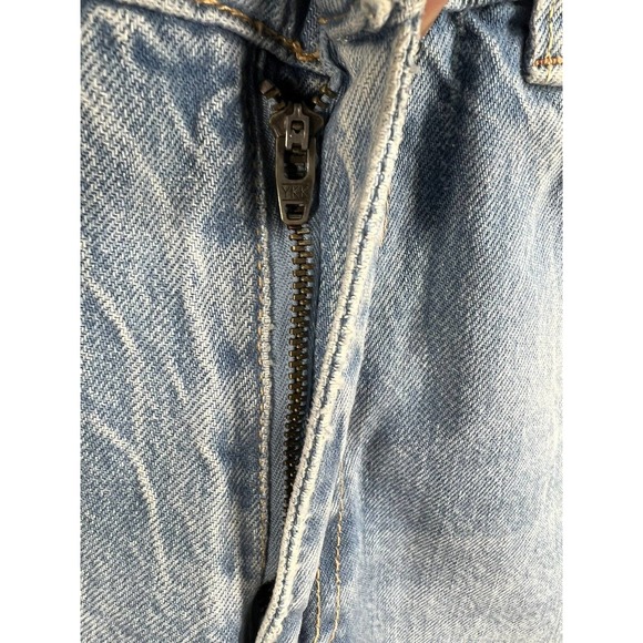 New Free People With The Band Relaxed Jeans LA Blue - Picture 10 of 12